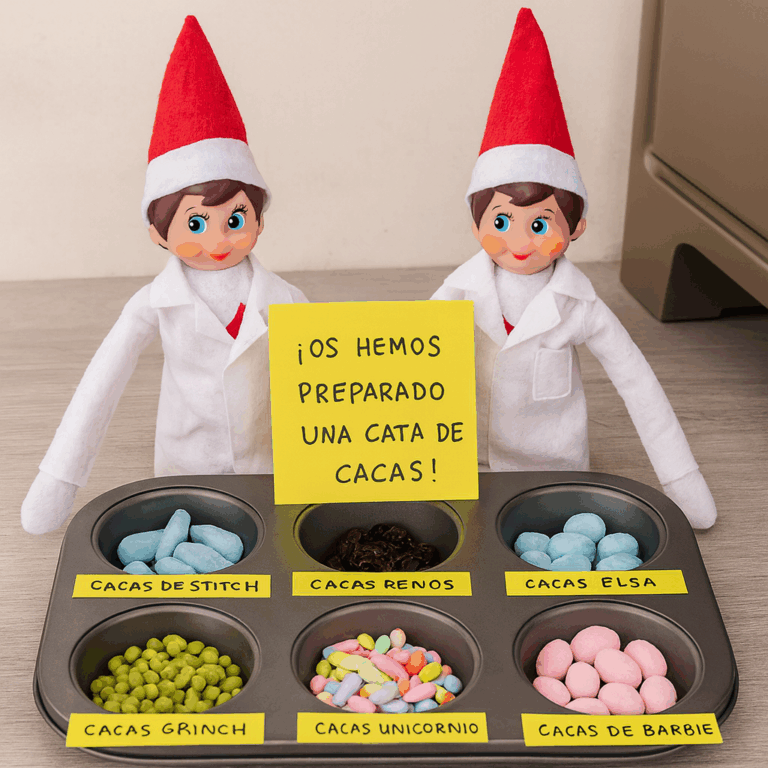 Travesura del Elfo de Navidad #6: ¡Os hemos preparado una cata de cacas!
