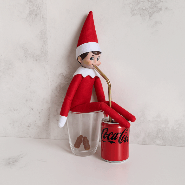 elfo travesura coca cola